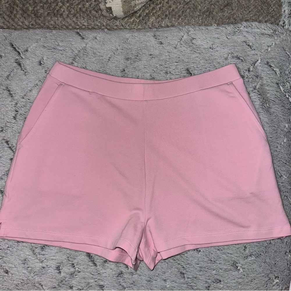 Gianni Bini High Waist Pink Women's Shorts